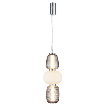Подвесной светильник, люстра Italux PND-98374-28W-CH Eris Led 1x28W 3000K 3748Lm IP20 Хром 063942 фото