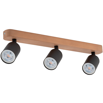 Спот TK-Lighting TKL3292 TOP WOOD 3 IP20 3xGU10 чёрный, коричневый TKL3292 фото