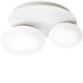 Люстра потолочная IDEAL-LUX IL306957 NINFEA PL2 BIANCO 2хGX53 белый IL306957 фото