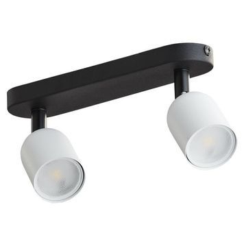 Светильник поворотный, спот TK LIGHTING TKL6266 TOP BLACK/WHITE 2xGU10 IP20 черно-белый TKL6266 фото