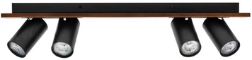 Світильник спотовий LEDVANCE SPOT DECOR SPOT MERCURY 4X3,4W 2700K 920Lm GU10 чорний 4058075828100 фото