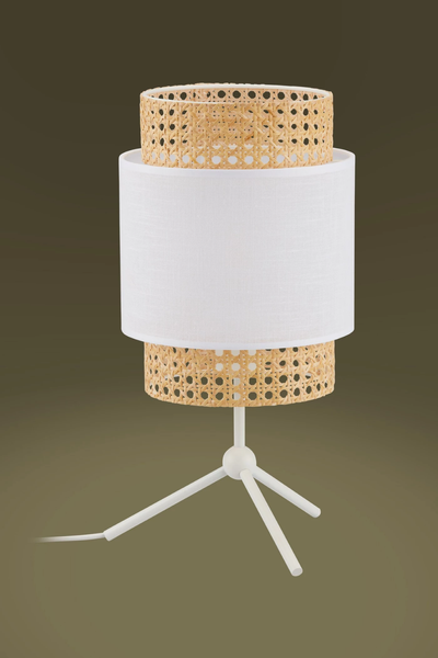 Настольная лампа TK LIGHTING ТKL6565 BOHO Е27 IP20 белый, бежевый ТKL6565 фото