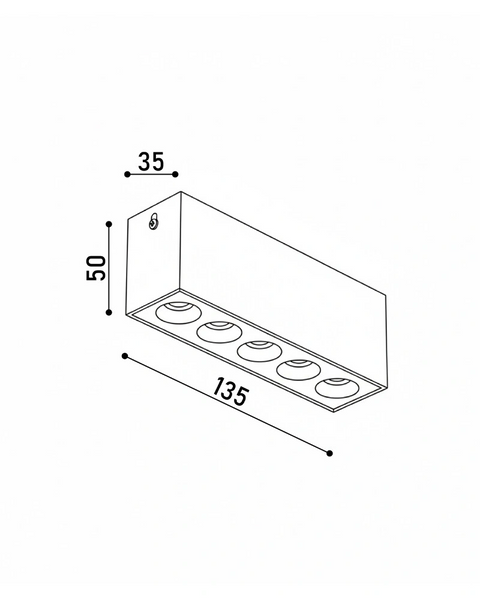 Точковий світильник Kloodi KD-PIXEL 5X2 10W 4K BK LED IP20 чорний KD-PIXEL 5X2 10W 4K BK фото