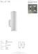 Вуличний світильник IDEAL LUX IL100395 GUN AP2 SMALL NERO 2хGU10 IP44 чорний IL100395 фото 3