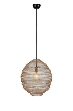Підвісна люстра MARKSLOJD TAZZA 108773 Е27 IP20 золотий 108773 фото