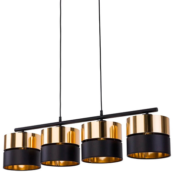 Подвесной светильник TK Lighting TKL4342 HILTON Black Е27 IP20 золотой TKL4342 фото