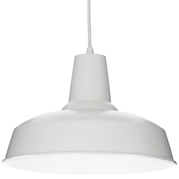 Люстра подвесная IDEAL LUX IL102047 MOBY SP1 BIANCO 1хЕ27 IP20 белый IL102047 фото