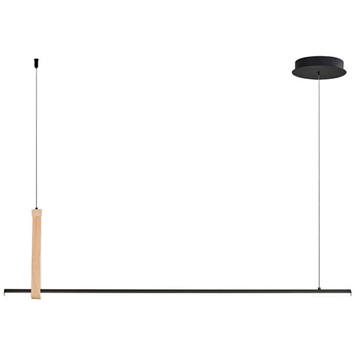Підвісний світильник, люстра Zuma Line 22806-WOOD Wood Claud Led 1x40W 3000K/4000K/6000K 1350Lm IP20 22806M-WOOD фото