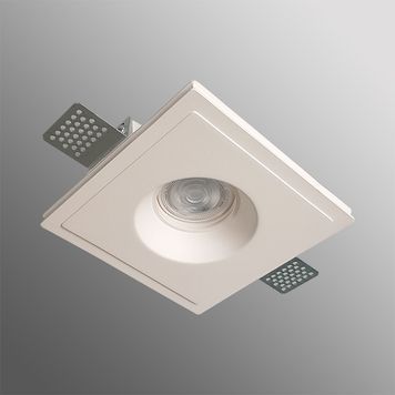 Гипсовый светильник встраиваемый СВ005 AGARA 1xGU 5.3/MR16 белый 01211W 01211W фото