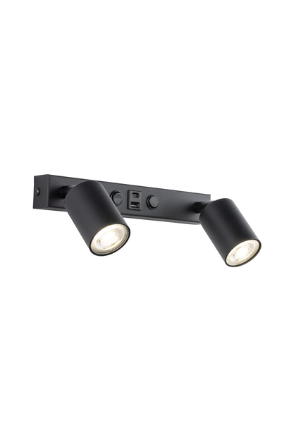 Бра, настінний світильник Tk Lighting TKL10277 Top GU10 2x10W IP20 Bk TKL10277 фото