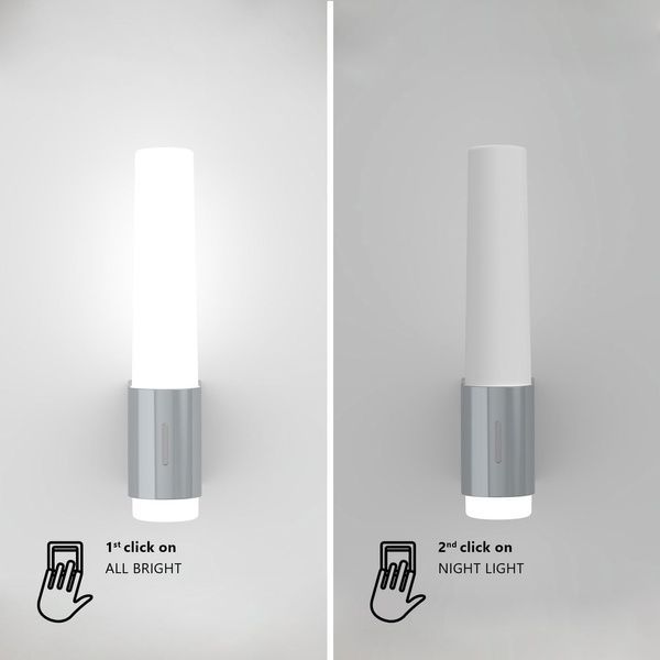 Подсветка для зеркал Nordlux Helva Night 2015301001 LED 6.8W 600lm 3000K IP44 белый 2015301033 фото