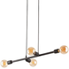Подвесной светильник TK Lighting TKL4836 PORTO 4хЕ27 IP20 черный TKL4836 фото 1