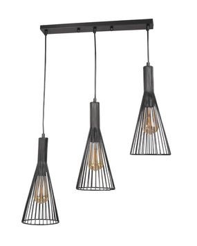 Подвесной светильник, люстра Goldlux 328366 Tiana E27 3x20W IP20 черный 328366 фото