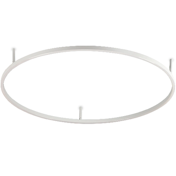Потолочная люстра IDEAL-LUX IL341972 ORACLE SLIM PL D090 ROUND 2700K ON-OFF WH белый IL341972 фото