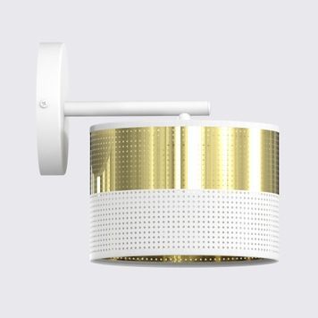 Настенный светильник LUX K1 WH GOLD Emibig E27 IP20 белый, золотой 1650/K1 1650/K1 фото