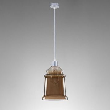 Подвесной светильник IMPERIUM LIGHT Bell E27 655124.22.23 серебро/медовый 655124.22.23 фото