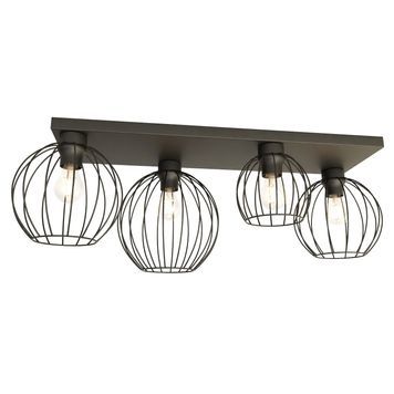 Стельовий світильник NEST 4 BL Emibig E27 IP20 чорний 1371/4 1371/4 фото