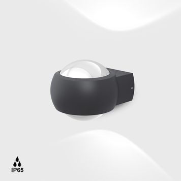Вуличний світильник LTX BUBBLE LED 7.8W, 70&deg;, 3000K, 282Lm, CRI>90, IP65, 220V, графіт 08.2912.8.930.GR фото