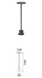 Уличный светильник IDEAL-LUX IL347851 TOFFEE PT D160 H050 NERO LED 11W 1200lm 3000K IP65 чёрный IL347851 фото 2
