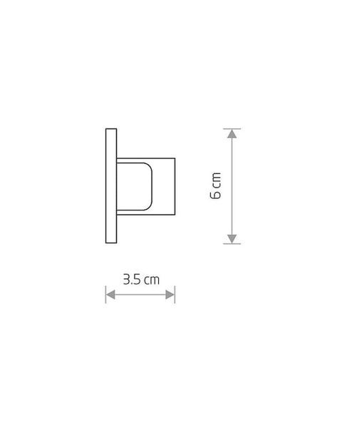 Заглушка Nowodvorski 8974 Profile recessed dead end cap IP20 Wh 8974 фото