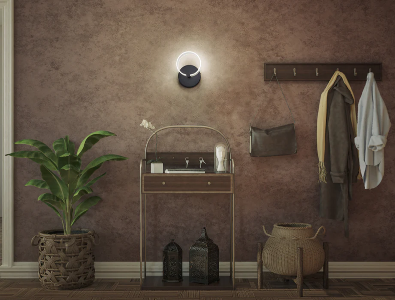 Світильник накладний Ledvance DECOR CIRCLE WALL LED 8W 220V 800lm 3000K 160x95x225mm 4058075838680 фото