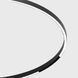 Лінійний світильник LTX, IN_RING FLEXY LINEA, LED 62W, 3000K, 110&deg;, 4626Lm, CRI>90, 2-х провідний, 48V, IP20, білий силікон, чорний 09.4850.62.930.WH фото 1