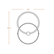 Світильник накладний Ledvance DECOR CIRCLE WALL LED 8W 220V 800lm 3000K 160x95x225mm 4058075838680 фото 3