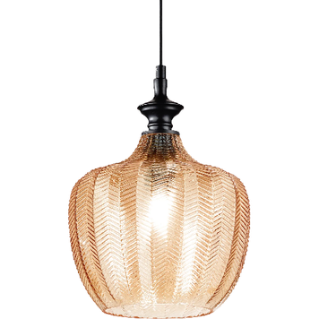 Подвесной светильник IDEAL LUX IL263656 LORD SP1 AMBRA 1хЕ27 IP20 янтарный IL263656 фото