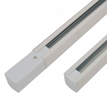 Трековый шинопровод Track set 2m + End power + End Cap (white) Azzardo AZ2988 AZ2988 фото