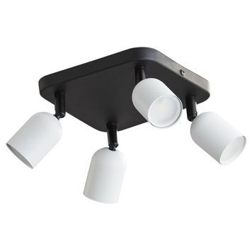 Светильник поворотный, спот TK LIGHTING TKL6269 TOP BLACK/WHITE 4xGU10 IP20 черно-белый TKL6269 фото
