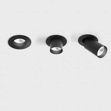 Світильник точковий TUB M IN, LED 9W, 690Lm, 3000K, 30&deg;, CRI>90, 250mA, IP20, чорний 01.0590.9.930.BK 01.0590.9.930.BK фото