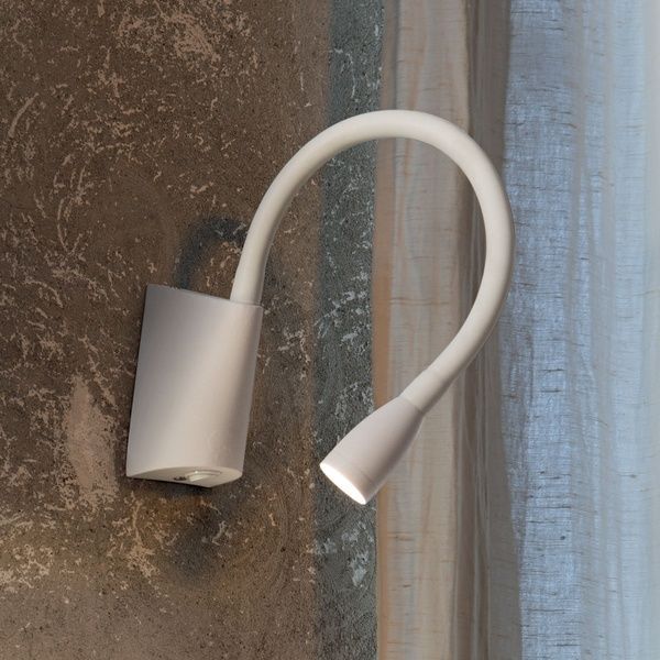 Бра IDEAL-LUX IL142708 GOOSE AP BIANCO LED 3W 200lm 3000K білий IL142708 фото