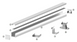 LED-профіль накладний, 2,5 метри (LS1613) LS1613_2,5 фото 5