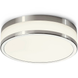 Світильник стельовий Nowodvorski 9501 Malaa LED 1x18W 4000K 940Lm IP44 Nickel 9501 фото 1