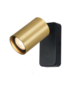 Бра, настінний світильник Italux WL-23436-1-BK-GD Nesto GU10 1x10W IP20 Gold 073017 фото