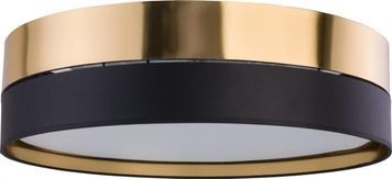 Світильник стельовий TK LIGHTING TKL4345 HILTON Е27 IP20 чорний золотий TKL4345 фото