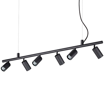 Підвісний світильник, люстра Ideal Lux IL231396 DYNAMITE SP6 NERO GU10 IL231396 фото