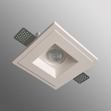 Гипсовый светильник встраиваемый СВ006 AGARA 1xGU 5.3/MR16 белый 01213W 01213W фото
