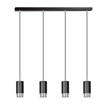 Подвесной светильник Emibig FUMIKO 4 BL/CHROME GU10 IP20 черный, хром 816/4 816/4 фото