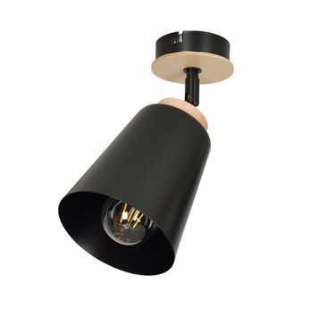 Точечный светильник Emibig ATLAS 1 BLACK E27 IP20 черный 725/1 725/1 фото