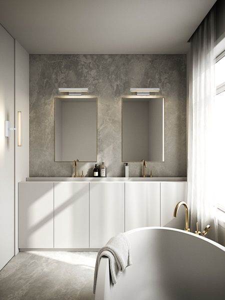 Світильник підсвітка для дзеркала Nordlux Otis 40 2015401001 14Вт 3000K 1300Lm IP44 білий 2015401001 фото
