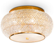 Світильник стельовий IDEAL LUX IL100807 PASHA' PL6 ORO 6xЕ14 золотий IL100807 фото 1