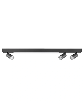 Стельовий світильник Polux Paris GU10+Led 3x30+24W 4000K 1800Lm IP20 Чорний 5901508327390 5901508327390 фото