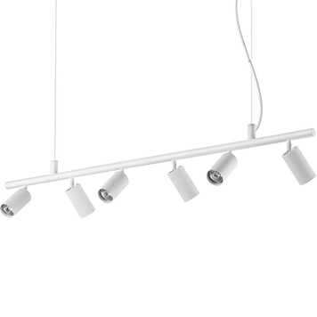 Підвісний світильник, люстра Ideal Lux IL231433 DYNAMITE SP6 BIANCO GU10 IL231433 фото