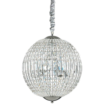 Подвесная люстра IDEAL LUX IL92911 LUXOR SP6 6хG9 хром IL92911 фото