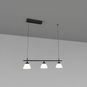Люстра підвісна KELLY Skarlat RHL77026 3*6W BK 4000K RHL77026 3*6W BK 4000K фото