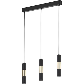 Підвісний світильник TK LIGHTING TKL4757 VIVIEN BLACK/GOLD 3xGU10 TKL4757 фото