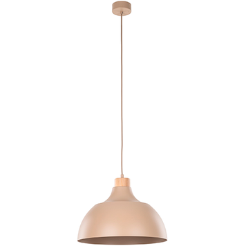 Подвесная люстра TK-Lighting TKL10656 CAP SABIA LAMPA WISZACA 1 E27 IP20 бежевый TKL10656 фото