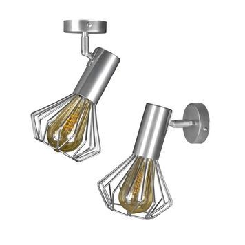 Світильник лофт MSK Electric Diadem настінно-стельовий NL 22151-1 CR хром 616155 фото
