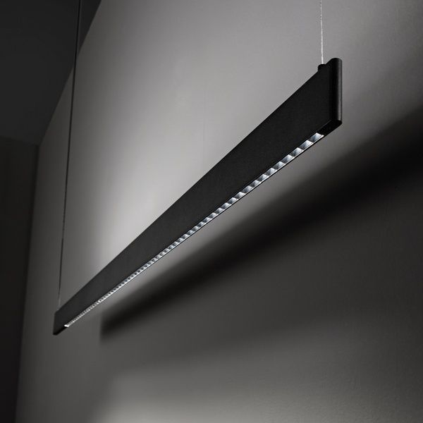 Подвесной светильник Ideal Lux IL348391 STEEL SLIM ACCENT 35W 4000lm 3000K чёрный IL348391 фото